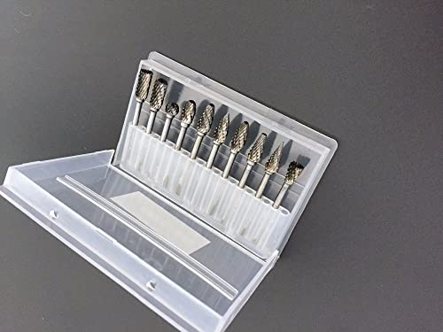 10 stücke Wolfram Stahl Schleifkopf Wolframkarbid Grate Sets Mini Bohrer Diamant Burs Material Wolfram Zubehör 10 stücke Wolfram Stahl Schleifkopf Wolframkarbid Grate Sets Mini Bohrer Diamant Burs Material Wolfram Zubehör von Voirrow