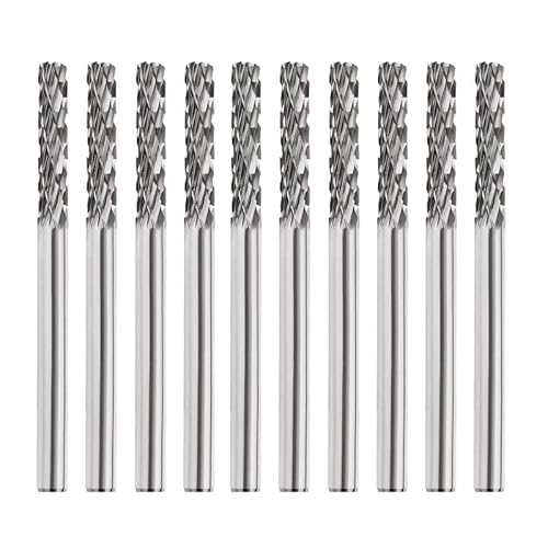 10pcs 3mm Shank Double Cut Wolframcarbid Rotary Burr Sets for Rotationswerkzeuge Rotationsfeile 10pcs 3mm Shank Double Cut Wolframcarbid Rotary Burr Sets for Rotationswerkzeuge Rotationsfeile von Voirrow