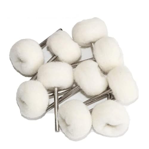 3 mm Schaft feine Wolle Finishing Ball Räder Polieren Polieren Rotationswerkzeug Maschinenbürste Gratentfernung Deflash von Voirrow