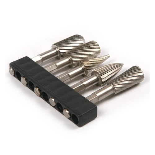 5 teile/los 1/4 "(6,35mm) Schaft Hartmetall Grate Drehfeile Drehraspel Cutter Dateien von Voirrow