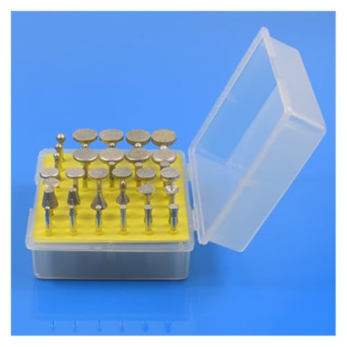 50 Teile/satz Zubehör Diamantschleifköpfe Schleifnadeln Beschichtete Schleifstange 3mm Grate Bur Bit for Rotationswerkzeug von Voirrow