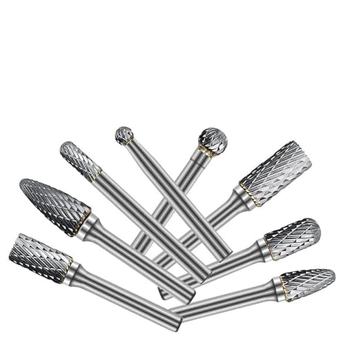 6mm Schaft Metallziehfräser Wolframkarbid Drehgrat CNC Gravur Bit Schleifdiamant Schleifen Metall Polieren 6mm Schaft Metallziehfräser Wolframkarbid Drehgrat CNC Gravur Bit Schleifdiamant Schleifen Metall Polieren von Voirrow