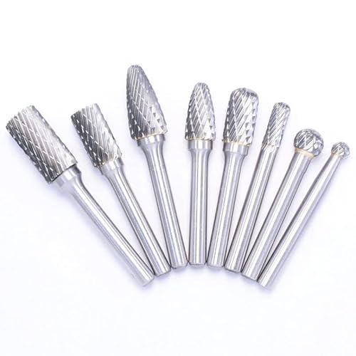 Metallbearbeitung Fräser Metall Holzschnitzerei Die Grinder Bits Wolframcarbid Grat Drehfeile Raspel Schneiden Grate for Dremel von Voirrow