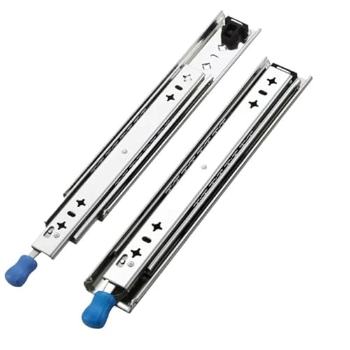 Voirrow 1 Paar Führungsschienen mit Verriegelungsfunktion, 10-60 Zoll, 250 lb (113 kg) Tragkraft(with Lock,20inch(500mm)) von Voirrow