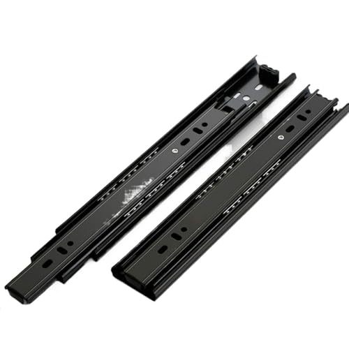 Voirrow 2 Stück 6" - 20" Edelstahl-Schubladenschienen mit sanftem Schließen, Schubladenschiene, Schiebeschienen, dreiteilige Schrankmöbel-Hardware(1,14inch) von Voirrow