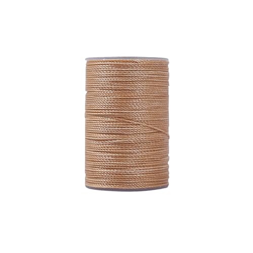 0,55 mm x 60 m, runde, gewachste Schnur, Ingwergelb, Nähgarn, Polyester, gewachste Schnur zum Basteln, Nähen 0,55 mm x 60 m, runde, gewachste Schnur, Ingwergelb, Nähgarn, Polyester, gewachste Schnur zum Basteln, Nähen von Vokenforu