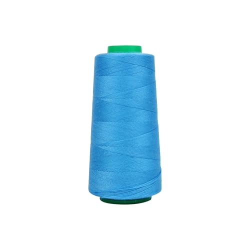 1 Spule Polyestergarn, Himmelblaues Polyester-Nähgarn für Hand- und Maschinennähen, 2744 m von Vokenforu