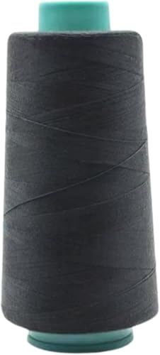 1 Spule Polyestergarn, dunkelgraues Polyester-Nähgarn für Hand- und Maschinennähen, 2744 m 1 Spule Polyestergarn, dunkelgraues Polyester-Nähgarn für Hand- und Maschinennähen, 2744 m von Vokenforu