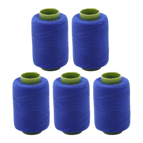 5 Spulen Polyester-Nähgarn, königsblaues Polyestergarn für Hand- und Maschinennähen, 150 m pro Spule 5 Spulen Polyester-Nähgarn, königsblaues Polyestergarn für Hand- und Maschinennähen, 150 m pro Spule von Vokenforu