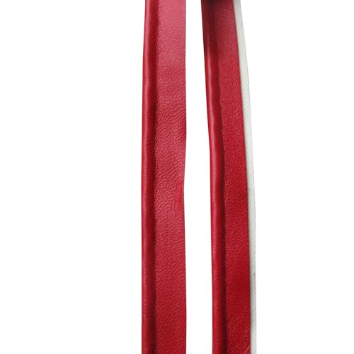 5 m x 1 cm rotes Leder-Paspelband aus Kunstleder zum Kantennähen 5 m x 1 cm rotes Leder-Paspelband aus Kunstleder zum Kantennähen von Vokenforu