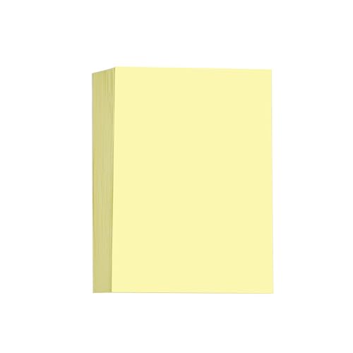 50 Blatt farbiges Kopierpapier, A4, 70 g, doppelseitiges Druckerpapier zum Drucken von Einladungen, Basteln, Hellgelb 50 Blatt farbiges Kopierpapier, A4, 70 g, doppelseitiges Druckerpapier zum Drucken von Einladungen, Basteln, Hellgelb von Vokenforu