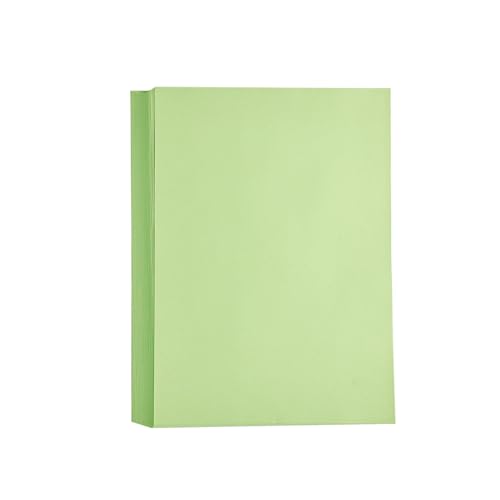50 Blatt farbiges Kopierpapier, A4, 70 g, doppelseitiges Druckerpapier zum Drucken von Einladungen, Basteln, Hellgrün 50 Blatt farbiges Kopierpapier, A4, 70 g, doppelseitiges Druckerpapier zum Drucken von Einladungen, Basteln, Hellgrün von Vokenforu