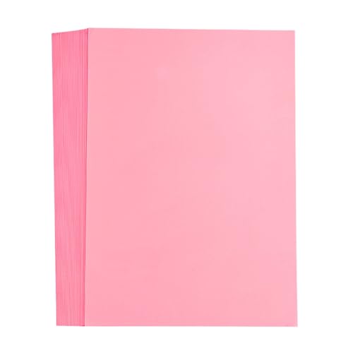 50 Blatt farbiges Kopierpapier, A4, 70 g, doppelseitiges Druckerpapier zum Drucken von Einladungen, Basteln, Hellrosa 50 Blatt farbiges Kopierpapier, A4, 70 g, doppelseitiges Druckerpapier zum Drucken von Einladungen, Basteln, Hellrosa von Vokenforu