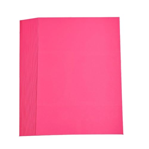 50 Blatt farbiges Kopierpapier, A4, 70 g, doppelseitiges Druckerpapier zum Drucken von Einladungen, Basteln, fluoreszierendes Rosenrot 50 Blatt farbiges Kopierpapier, A4, 70 g, doppelseitiges Druckerpapier zum Drucken von Einladungen, Basteln, fluoreszierendes Rosenrot von Vokenforu