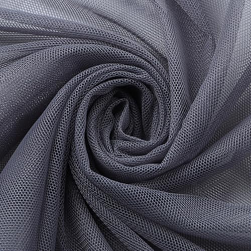 Dunkelgrauer Netzstoff, 160 cm x 1 m, Polyester-Tüll-Netzstoff, Brautschleiernetz zum Nähen, Basteln, Hochzeitsdekoration Dunkelgrauer Netzstoff, 160 cm x 1 m, Polyester-Tüll-Netzstoff, Brautschleiernetz zum Nähen, Basteln, Hochzeitsdekoration von Vokenforu