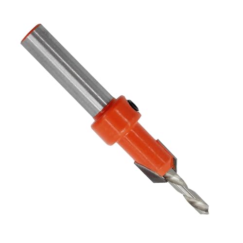HSS Kegelsenkerbohrer, 3 mm, rot, 8 mm, runder Schaft, Holzbearbeitung, Fasenlochbohrer HSS Kegelsenkerbohrer, 3 mm, rot, 8 mm, runder Schaft, Holzbearbeitung, Fasenlochbohrer von Vokenforu