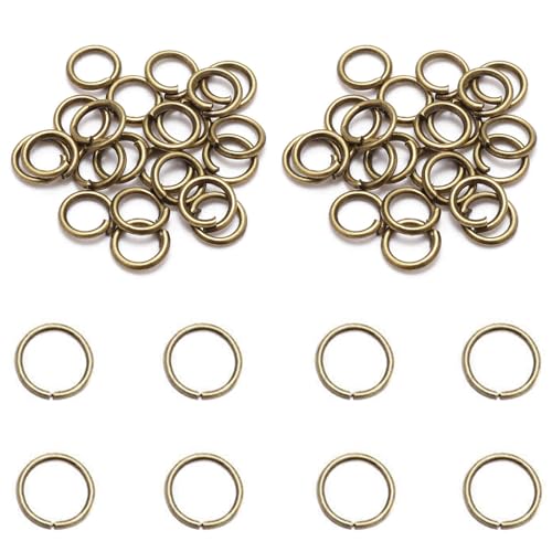 Offene Biegeringe 6mm Kleine Metall Spaltringe für Halskette Armband Schmuckherstellung DIY Bronze Offene Biegeringe 6mm Kleine Metall Spaltringe für Halskette Armband Schmuckherstellung DIY Bronze von Vokenforu