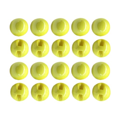 Runde Acryl-Perlenknöpfe, 12,5 mm, Perlen-Nähknöpfe zum Basteln, Kleidung, Nähen, Gelb, 20 Stück Runde Acryl-Perlenknöpfe, 12,5 mm, Perlen-Nähknöpfe zum Basteln, Kleidung, Nähen, Gelb, 20 Stück von Vokenforu