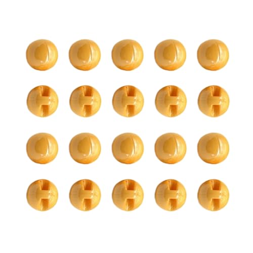 Runde Acryl-Perlenknöpfe, 12,5 mm, zum Nähen, Basteln, Kleidung, Nähen, Gold, 20 Stück Runde Acryl-Perlenknöpfe, 12,5 mm, zum Nähen, Basteln, Kleidung, Nähen, Gold, 20 Stück von Vokenforu
