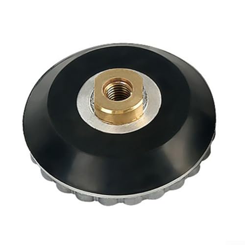1,27 cm Schneckenschloss, Aluminium-Gummi-Adapter für M14 5/8-11 Gewinde, Schnellwechsel-Polierpads, Schleifhalter (10,2 cm, 14 mm Gewinde) von Volakebeing