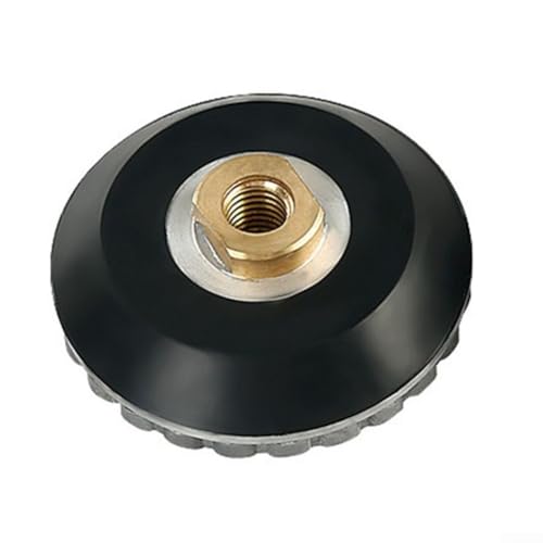 1,27 cm Schneckenschloss, Aluminium-Gummi-Adapter für M14 5/8-11 Gewinde, Schnellwechsel-Polierpads, Schleifhalter (10,2 cm, 15,8 mm Gewinde) von Volakebeing