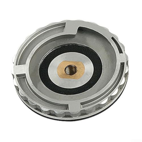 1,27 cm Schneckenschloss, Aluminium-Gummi-Adapter für M14 5/8-11 Gewinde, Schnellwechsel-Polierpads, Schleifhalter (12,7 cm, 14 mm Gewinde) von Volakebeing
