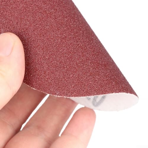 10 Stück 12,7 cm Klett-Schleifscheiben, Körnung 40–2000, rund, Schleifpapier für Schwingschleifer, Polieren, Schleifen, Holz, Metall (Körnung 1200) von Volakebeing