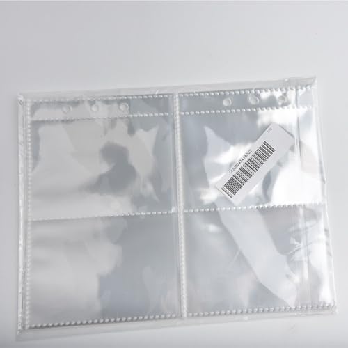 10er Set A5 Hüllen für Fotoalben, kompatibel mit Standard-Ordnern zur einfachen Aufbewahrung (A5-4 Gird) von Volakebeing