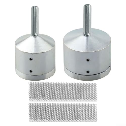 2 Stück Metallrohrreiniger, Kupferrohr-Reinigungsbürste, 15 mm, 22 mm, elektrische Bohrmaschine, kompatible Drahtbürste für Sanitär-Entgratungswerkzeuge (15 mm + 22 mm) von Volakebeing