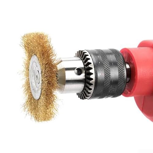 Drahtbürsten-Set, 50 mm, Kupferdrahtbürsten für elektrische Schleifmaschine, Rostentfernung, Reinigung, Schleifwerkzeuge, 10 Stück Drahtbürsten-Set, 50 mm, Kupferdrahtbürsten für elektrische Schleifmaschine, Rostentfernung, Reinigung, Schleifwerkzeuge, 10 Stück von Volakebeing