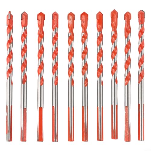 Dreieck-Bohrer-Set, 6 mm, multifunktionales Handwerkzeug für Metall, Holz, Glas, Keramik, Fliesen, Edelstahl, 10 Stück, kompatibel mit elektrischen Bohrmaschinen Dreieck-Bohrer-Set, 6 mm, multifunktionales Handwerkzeug für Metall, Holz, Glas, Keramik, Fliesen, Edelstahl, 10 Stück, kompatibel mit elektrischen Bohrmaschinen von Volakebeing