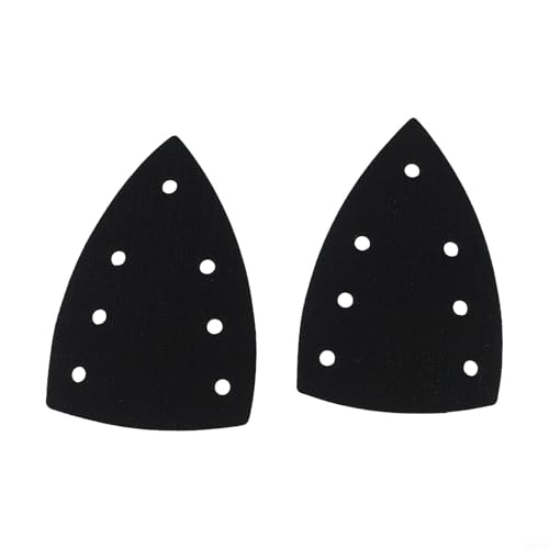 Dreieck-Schleifpads, 7 Löcher, Klettverschluss, 100 x 150 mm, für Power-Schleifer, Polierscheibe, Schleifpapier, 2 Stück Dreieck-Schleifpads, 7 Löcher, Klettverschluss, 100 x 150 mm, für Power-Schleifer, Polierscheibe, Schleifpapier, 2 Stück von Volakebeing