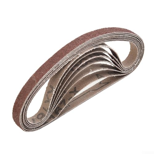 Druckluft-Fingerschleifbänder, 330 x 10 mm, pneumatisches Schleifband-Set, Körnung 60, 80, 100, 120, Aluminiumoxid für Holz, Metall, Farbe, Schleifen, DIY, 25 Stück Druckluft-Fingerschleifbänder, 330 x 10 mm, pneumatisches Schleifband-Set, Körnung 60, 80, 100, 120, Aluminiumoxid für Holz, Metall, Farbe, Schleifen, DIY, 25 Stück von Volakebeing