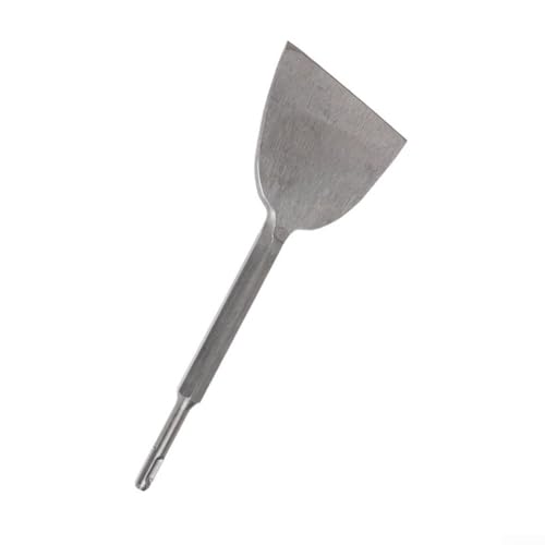 Elektrischer Hammerbohrer mit rundem Schaft, Flachmeißel, Abbruchwerkzeug für Betonbrecher, Mauerwerk, Baustahl, Silber, 75–150 mm (120 mm) von Volakebeing