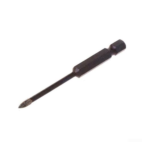 Hartmetallspitze Steinbohrer mit 4 Schneiden für Keramik, Granit, Fliesen, Stein, Holz, Kunststoff, Beton, Wandbohrung, industriell beschichtet (3 mm) von Volakebeing