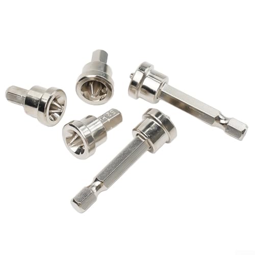 Magnetische Positionierungs-Schraubendreher-Bits, Chrom-Vanadium-Stahl, Sechskantschaft, Trockenbau, Holzbearbeitung, Installation, 25 mm, 50 mm, 5 Stück Magnetische Positionierungs-Schraubendreher-Bits, Chrom-Vanadium-Stahl, Sechskantschaft, Trockenbau, Holzbearbeitung, Installation, 25 mm, 50 mm, 5 Stück von Volakebeing