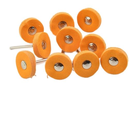 Mini-Polierscheiben aus Baumwolle, 3 mm Schaft, für Metall, Schmuck, Edelstahl, Aluminium, Holz, Kunststoff, Keramik, Glas, 25 mm, 10 Stück Mini-Polierscheiben aus Baumwolle, 3 mm Schaft, für Metall, Schmuck, Edelstahl, Aluminium, Holz, Kunststoff, Keramik, Glas, 25 mm, 10 Stück von Volakebeing