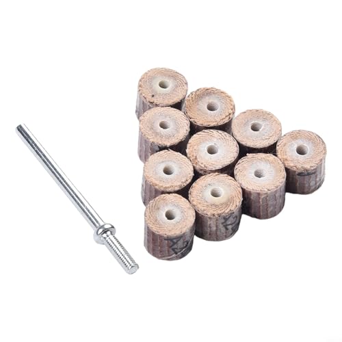 Mini-Schleifscheiben mit Dorn für Drehwerkzeuge, Holzbearbeitung, Schleifen, Polieren, Metall-Finish, 10 mm, 10 Stück Mini-Schleifscheiben mit Dorn für Drehwerkzeuge, Holzbearbeitung, Schleifen, Polieren, Metall-Finish, 10 mm, 10 Stück von Volakebeing