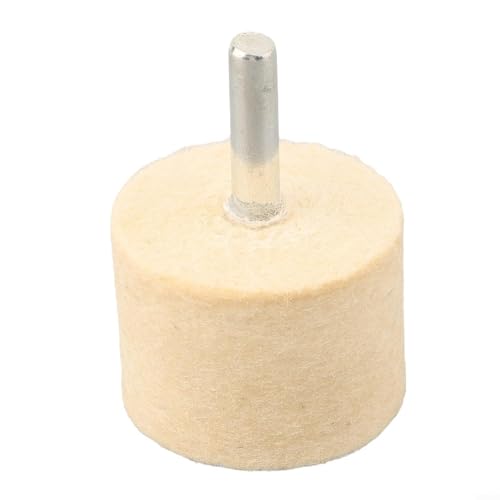 Polierscheibe aus Wollfilz, 6 mm Schaft, Schleifkopf, Drehwerkzeug-Aufsätze für elektrische Schleifmaschinen, 20–40 mm Durchmesser, verschiedene Größen (35 mm) von Volakebeing