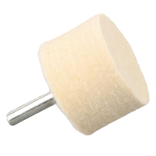 Polierscheibe aus Wollfilz, 6 mm Schaft, Schleifkopf, Drehwerkzeug-Aufsätze für elektrische Schleifmaschinen, 20–40 mm Durchmesser, verschiedene Größen (40 mm) von Volakebeing