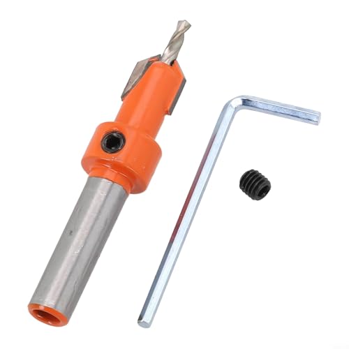 Senkbohrer-Set mit Sechskantschaft, Holzbearbeitung, Fase, Schnellwechsel, Holzschraube, Bohrwerkzeug für Aluminiumlegierung, 2,8–4 mm (2,8 x 10 mm) von Volakebeing