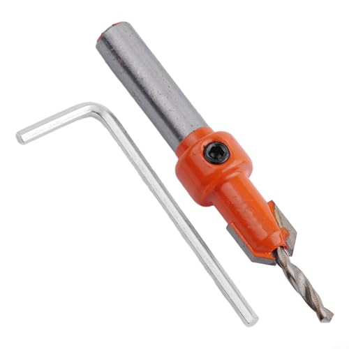 Senkbohrer-Set mit Sechskantschaft, Holzbearbeitung, Fase, Schnellwechsel, Holzschraube, Bohrwerkzeug für Aluminiumlegierung, 2,8–4 mm (3 x 10 mm) von Volakebeing