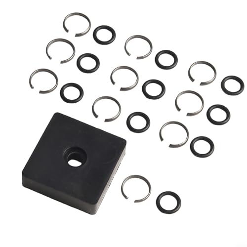 Volakebeing 10 Sets 1,27 cm Stecknuss-Halteringe mit O-Ringen für pneumatischen oder elektrischen Schraubenschlüssel, Antriebs-Steckschlüssel-Clips, langlebige Werkzeug-Ersatzteile, Werkstatt Volakebeing 10 Sets 1,27 cm Stecknuss-Halteringe mit O-Ringen für pneumatischen oder elektrischen Schraubenschlüssel, Antriebs-Steckschlüssel-Clips, langlebige Werkzeug-Ersatzteile, Werkstatt von Volakebeing