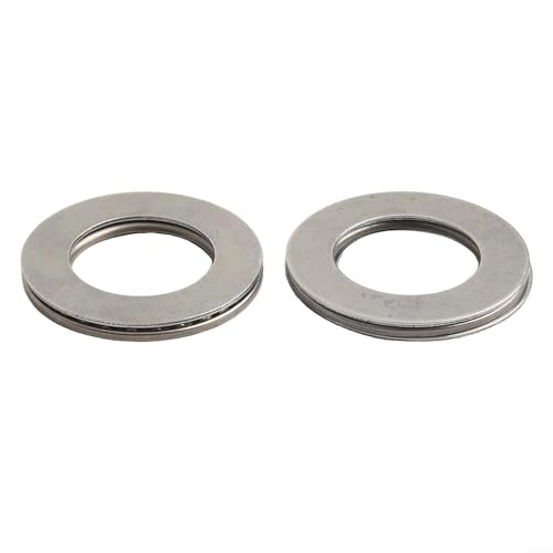 Volakebeing AXK2542 Nadellager, 25 x 42 x 2 mm, mit AS2542 Unterlegscheiben, hohe Tragfähigkeit, industrielle, mechanische Kraftübertragung, Stahl, 2 Stück von Volakebeing