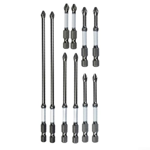 Volakebeing D2 Stahl Magnetische Schraubendreher Bit Set, 10 Stück Kreuz Bit Kit, Hochleistungs-Handwerkzeug für Reparaturen zu Hause, Automobilarbeiten, Kompatibel mit Standard-Schraubendrehern Volakebeing D2 Stahl Magnetische Schraubendreher Bit Set, 10 Stück Kreuz Bit Kit, Hochleistungs-Handwerkzeug für Reparaturen zu Hause, Automobilarbeiten, Kompatibel mit Standard-Schraubendrehern von Volakebeing