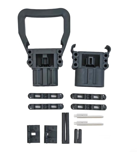 Volakebeing Elektrischer Gabelstapler-Steckverbinder, Hochstrom-Ladegerät, 160 A, männlich, weiblich, Klemmleisten-Set zum Laden von Industrieanlagen (männlich + weiblich) von Volakebeing
