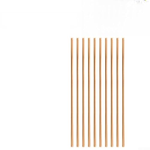 Volakebeing Kupfer-Schweißstab-Set, 5 Stück, 1,0/1,5/2,0/2,5/3,2 mm x 500 mm, Phosphorbronze, Lötdraht für Reparatur, Kühlung und Klimaanlagenwartung, (1,5 mm-10 Stück) von Volakebeing