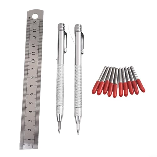 Volakebeing Magnetischer Glasfliesenschneider, Hartmetall-Schriftzugsstift mit rutschfestem Griff für präzises Markieren auf Fliesen, Glas, Marmor, Porzellan Volakebeing Magnetischer Glasfliesenschneider, Hartmetall-Schriftzugsstift mit rutschfestem Griff für präzises Markieren auf Fliesen, Glas, Marmor, Porzellan von Volakebeing