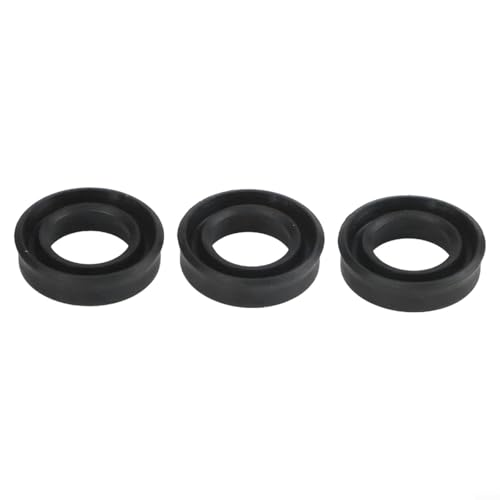 Volakebeing Pumpenkopf-Dichtring, Öldichtung für FK47 Hochdruckreinigungsmaschine, Hochdruckreiniger, Dichtungen, Ersatz, 12 x 20 x 5 mm, schwarzer Gummi (A), 3 Stück von Volakebeing