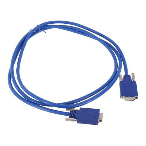 Volakebeing Serielles Kabel, 1,8 m, DTE DCE 26-poliger Stecker für WIC-2T Router, Netzwerkausrüstung, CAB-SS-2626X kompatibel, blau, Industriequalität von Volakebeing